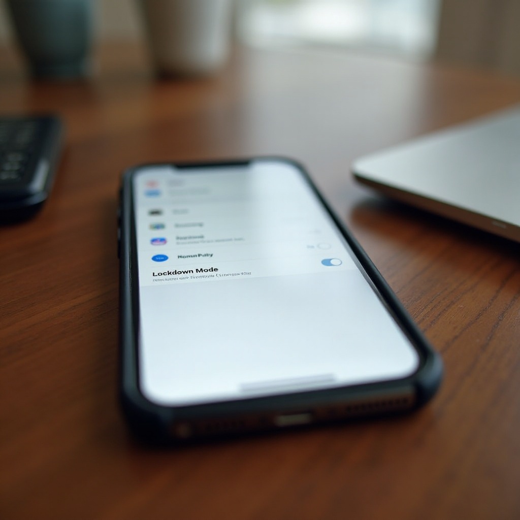 как включить режим блокировки на iPhone