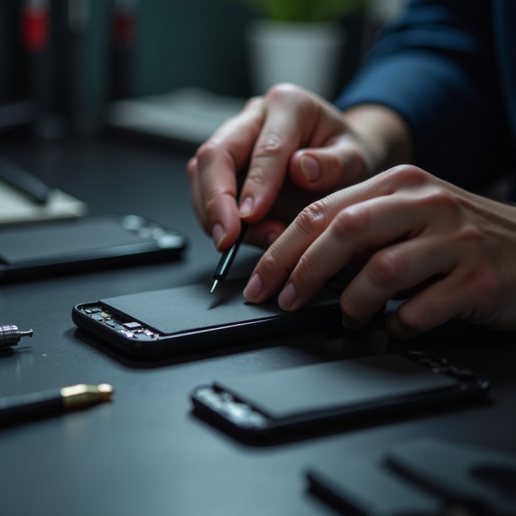 como remover a bateria do iPhone
