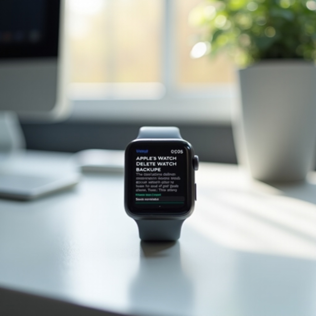 jak usunąć kopie zapasowe zegarka Apple