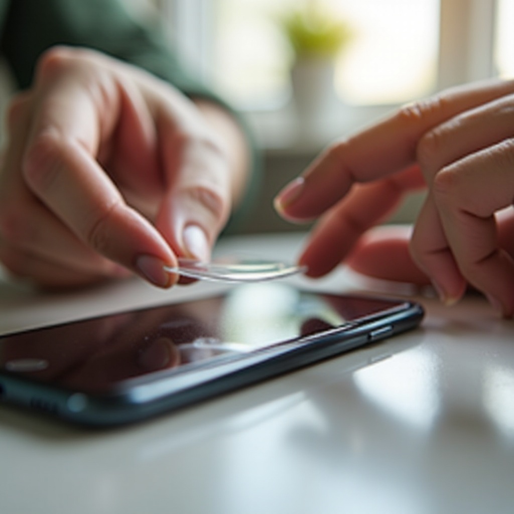 วิธีลอกฟิล์มกันรอยออกจากไอโฟน