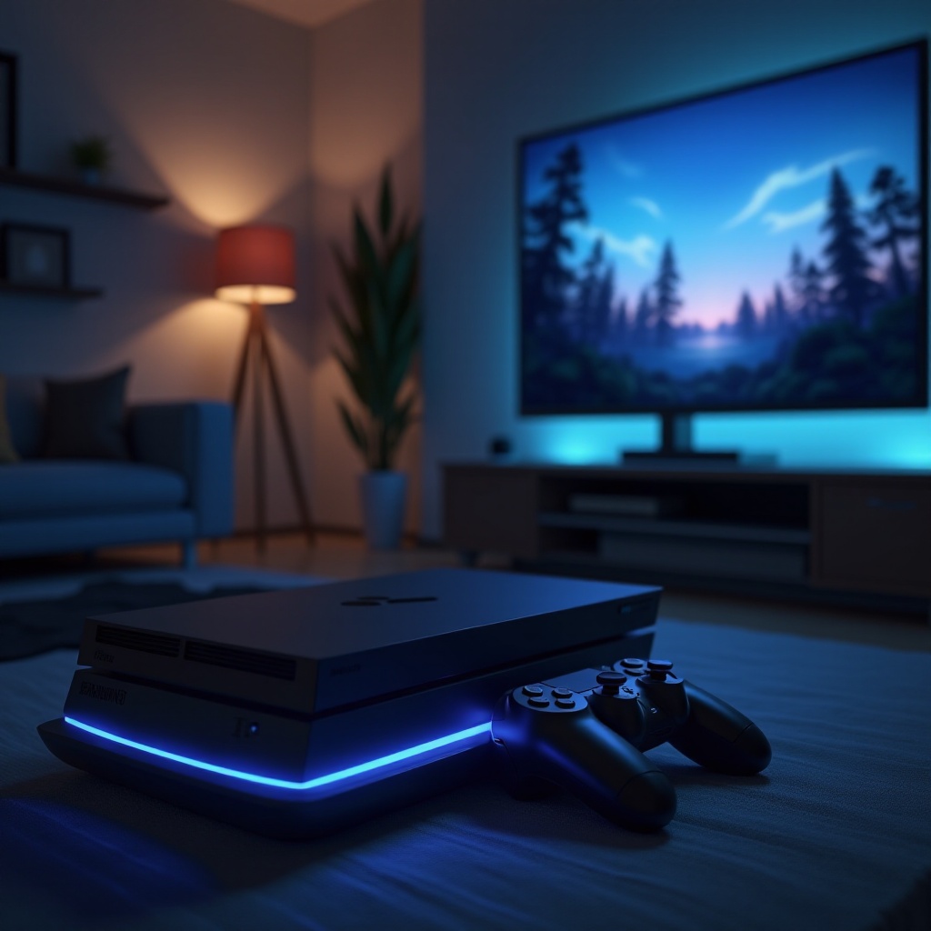 colocando PS5 em modo de repouso