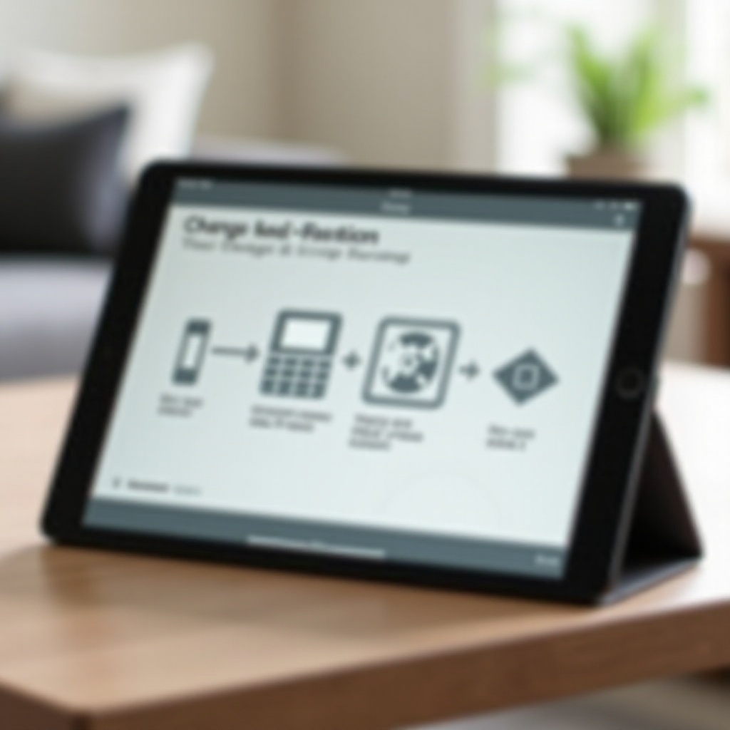 เปลี่ยนการวางแนวของ iPad