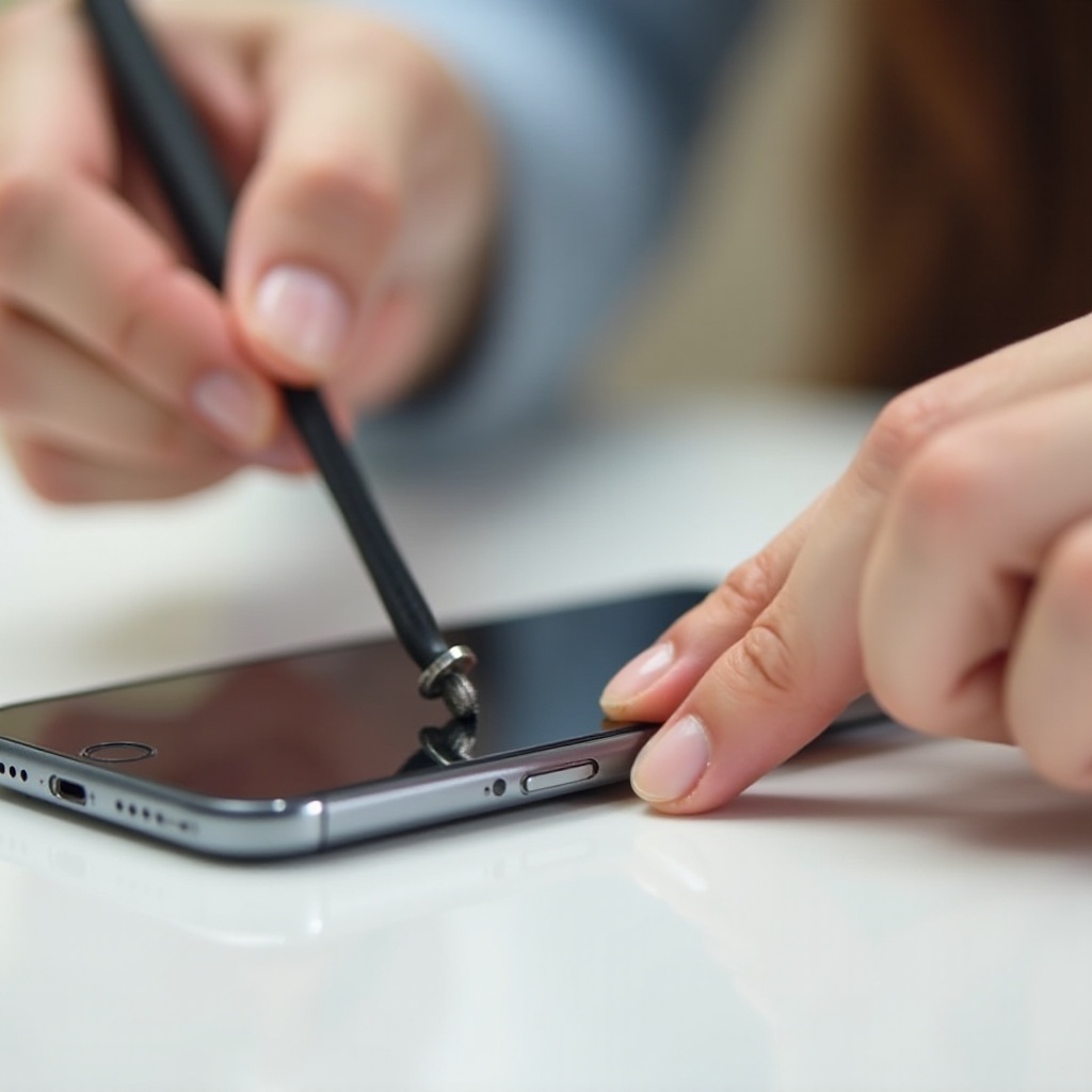 como limpar os buracos dos alto-falantes do iPhone