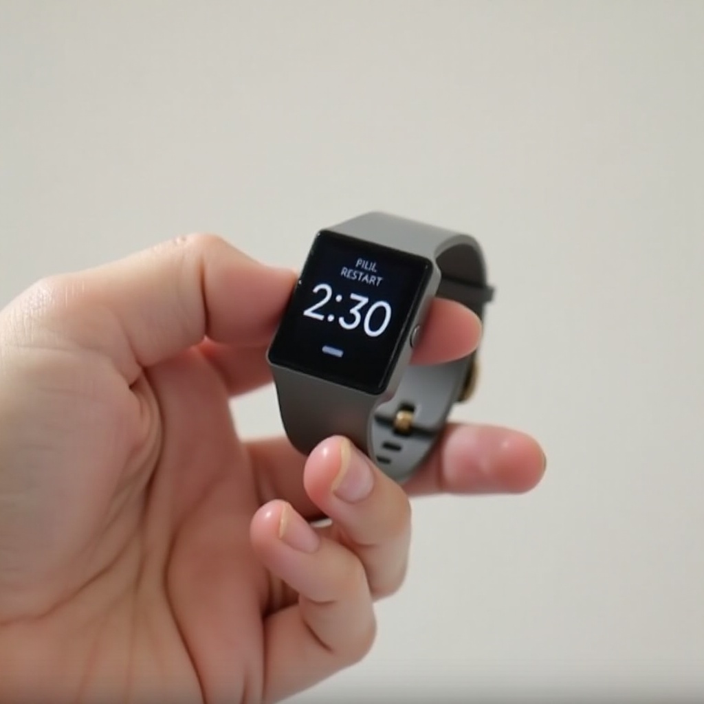 วิธีรีสตาร์ท fitbit