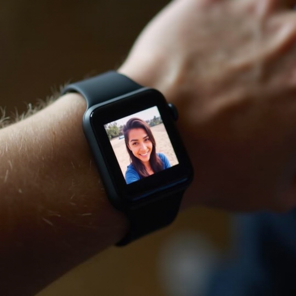 como colocar fotos no Apple Watch