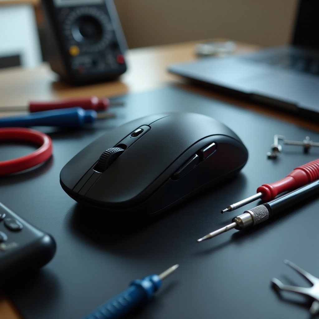 mouse logitech m185 não está funcionando