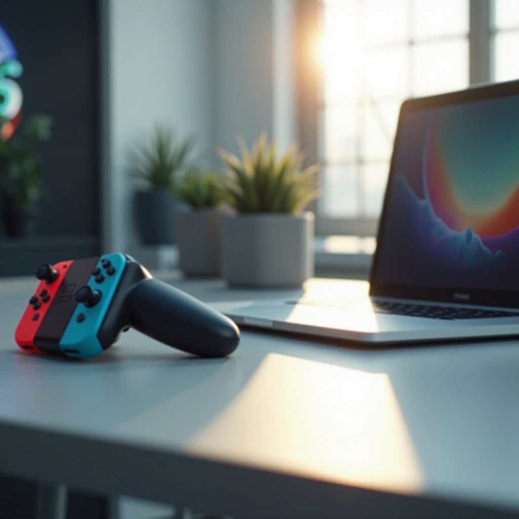 conectar o controlador switch pro ao macbook