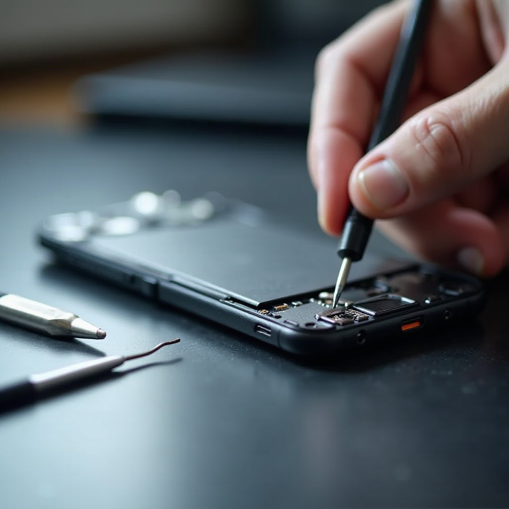 substituição de baterias de celular