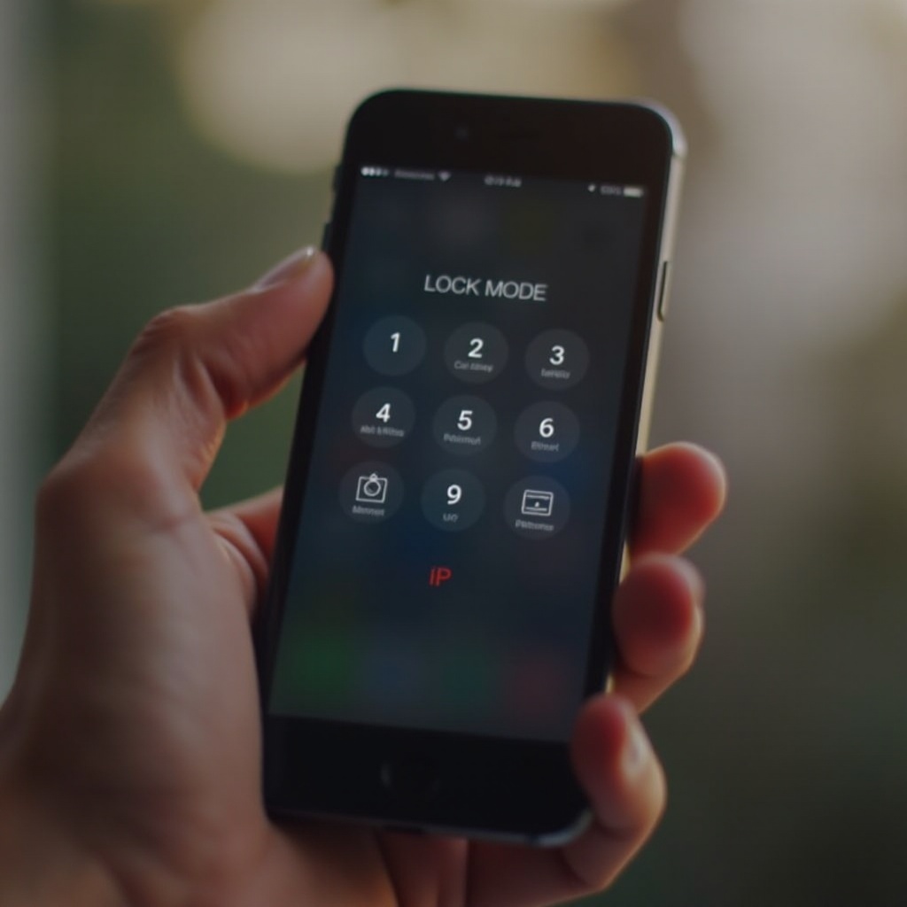 como ativar o modo de bloqueio no iPhone