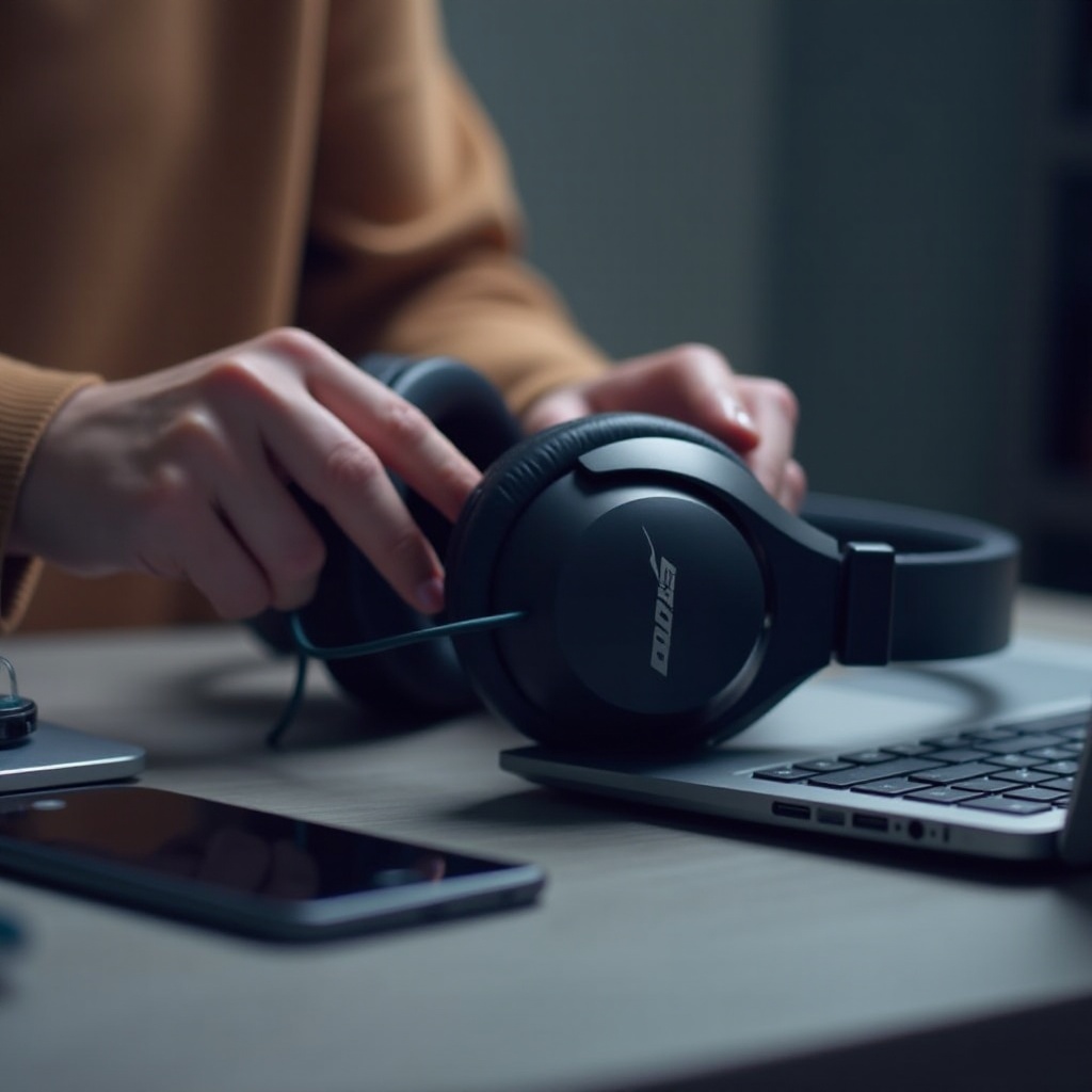 как подключиться к наушникам Bose