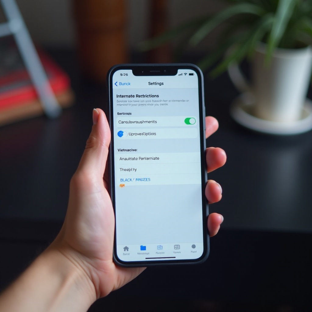 jak na stałe zablokować stronę internetową na iPhone