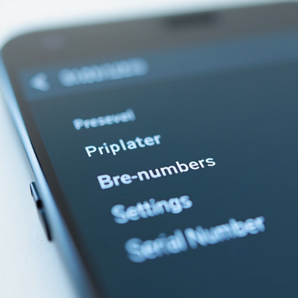 jak znaleźć numer seryjny telefonu android