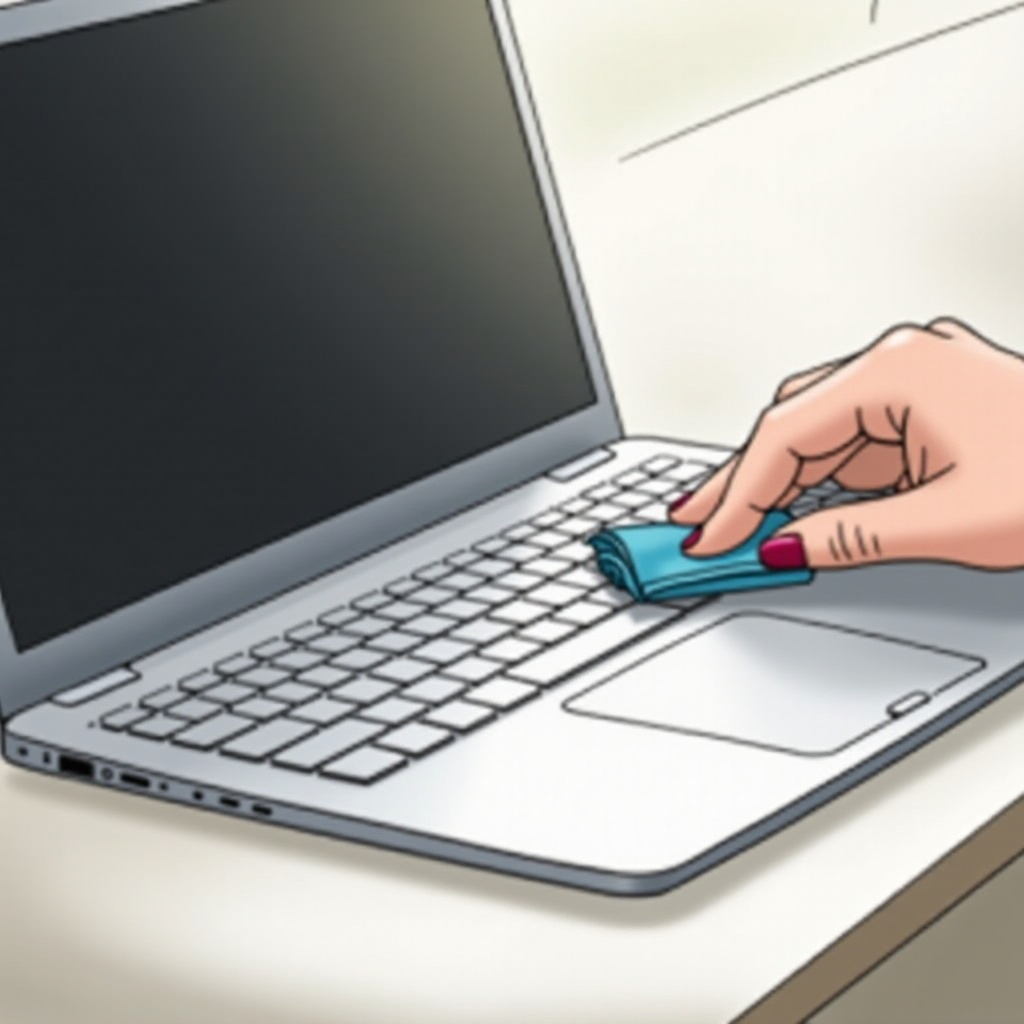 jak wyczyścić touchpad w laptopie