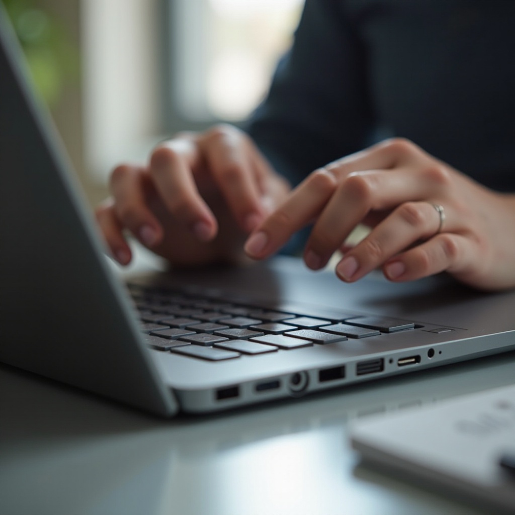 como consertar um teclado de Chromebook