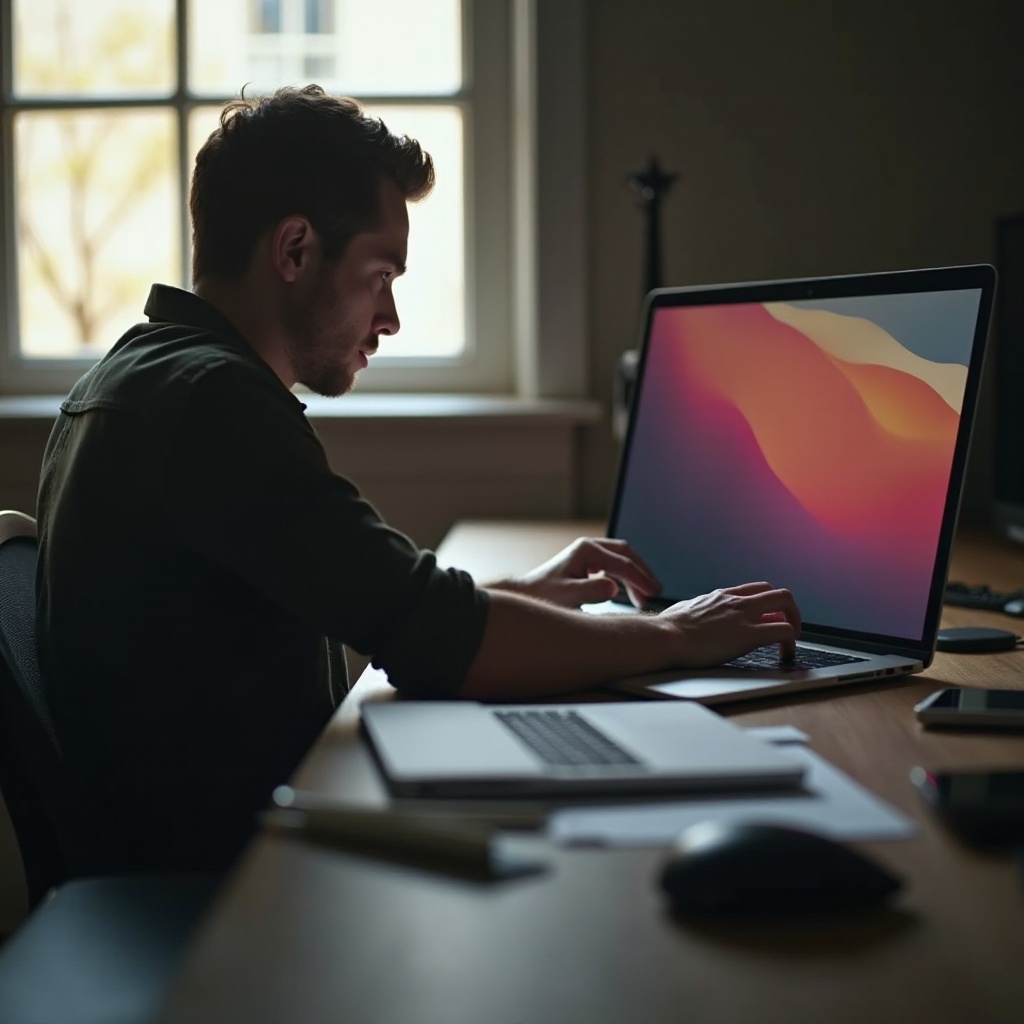 a tela do MacBook Pro desliga aleatoriamente