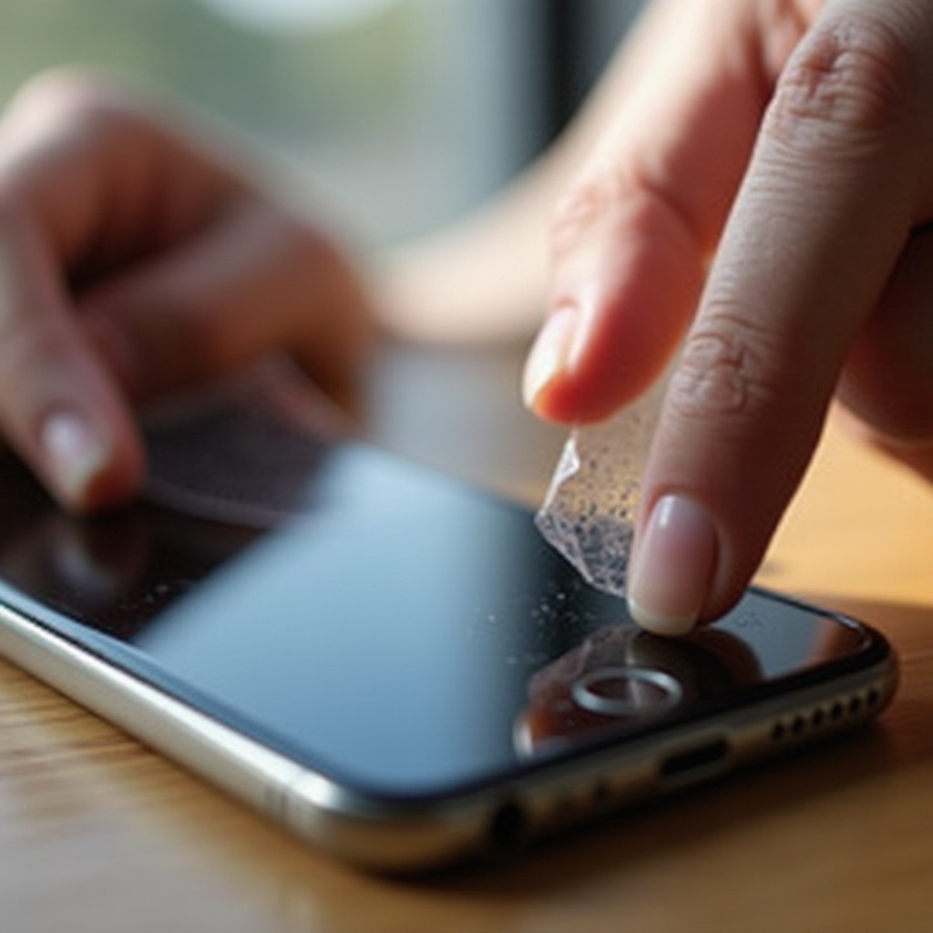 jak zdjąć ochraniacz ekranu z iPhone'a