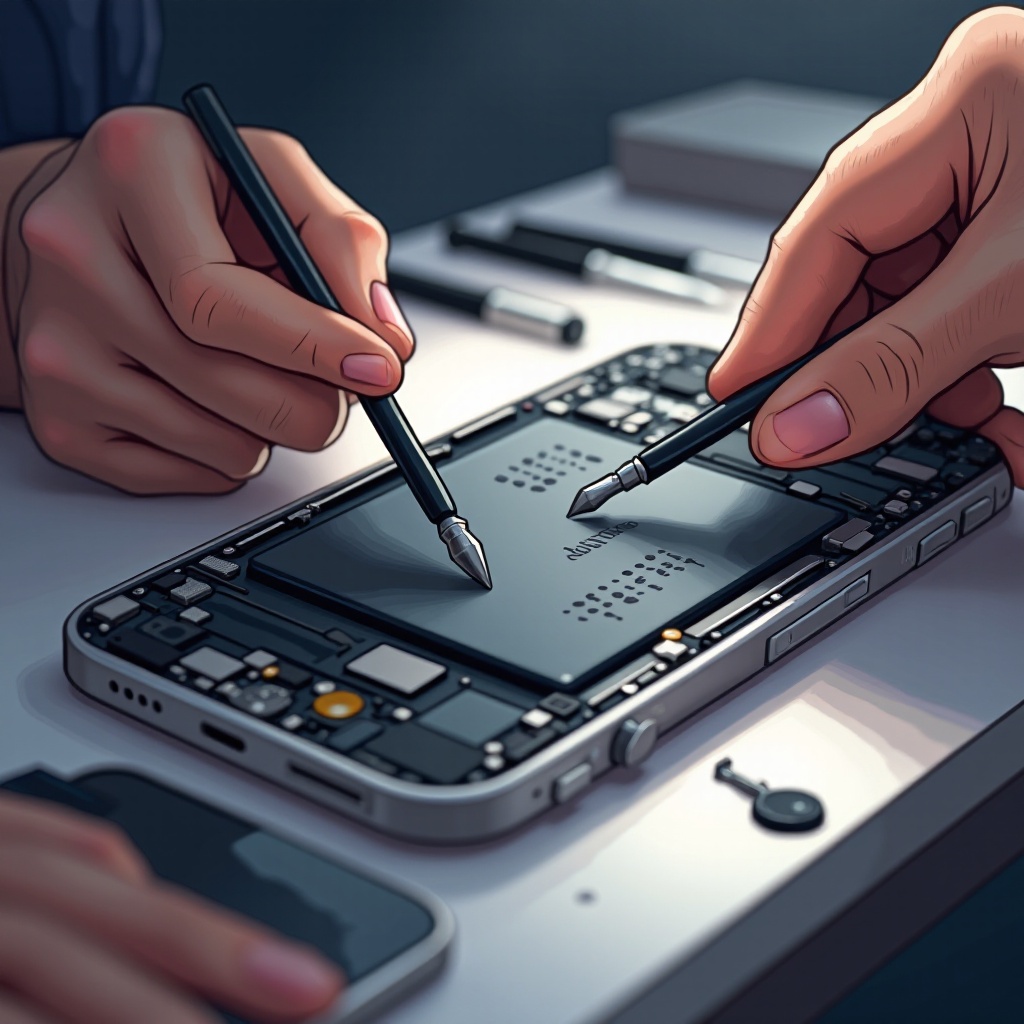 как удалить батарею из iPhone